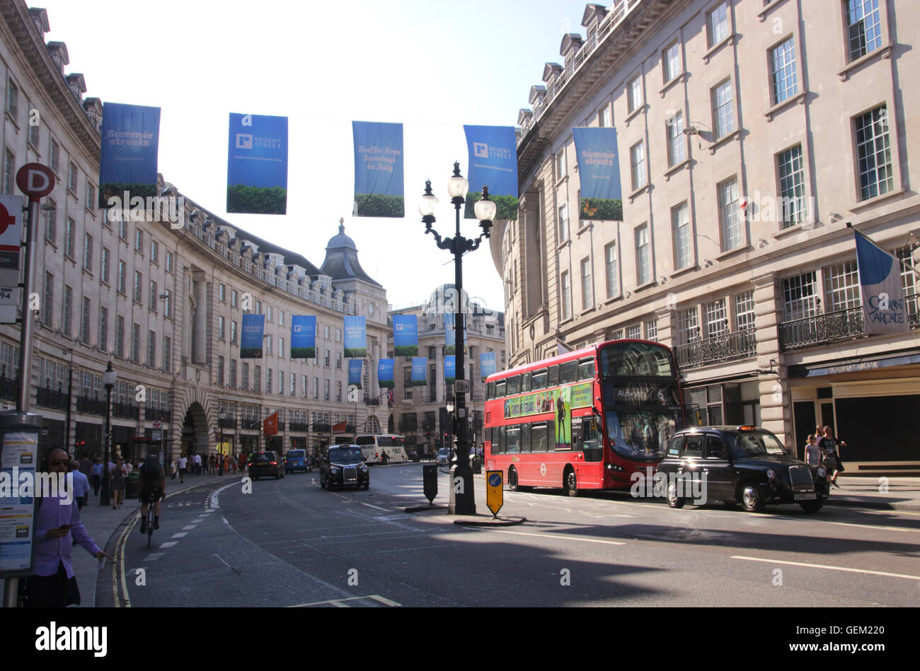 Regent Street London Stock Photo