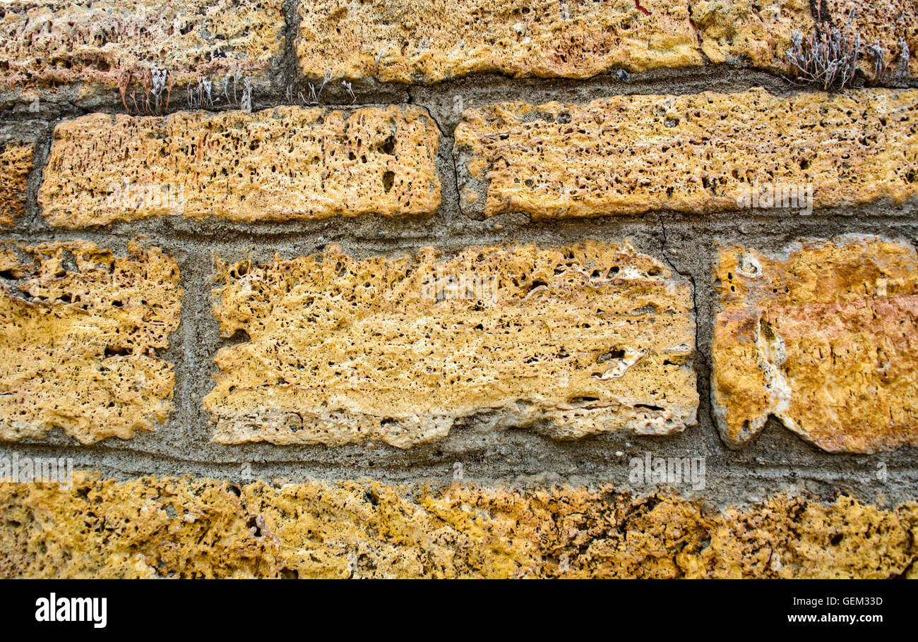 Home cracked old dilapidated brick wall Stock Photo Alamy