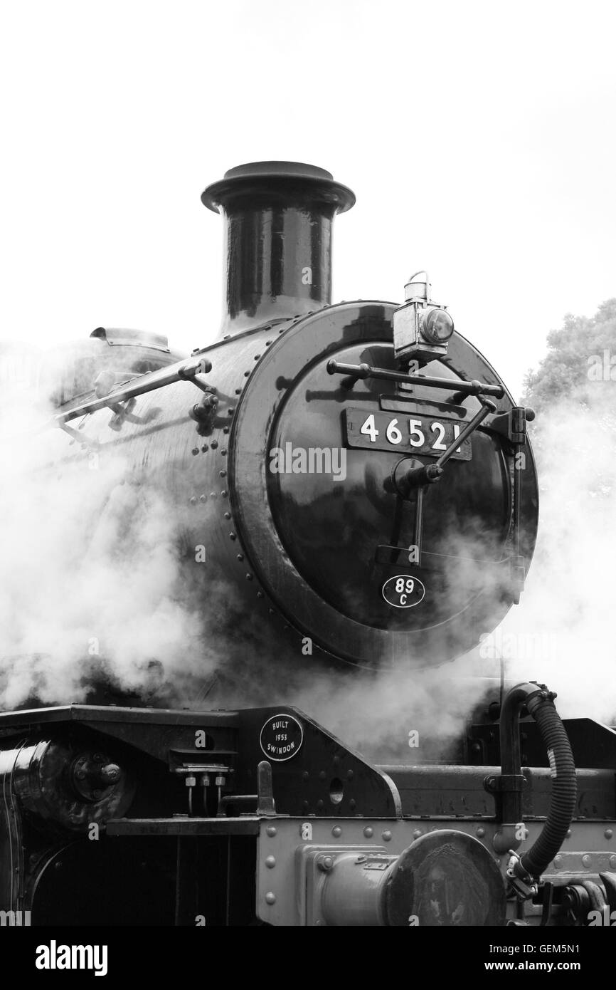 Steam engine train station Black and White Stock Photos & Images Alamy