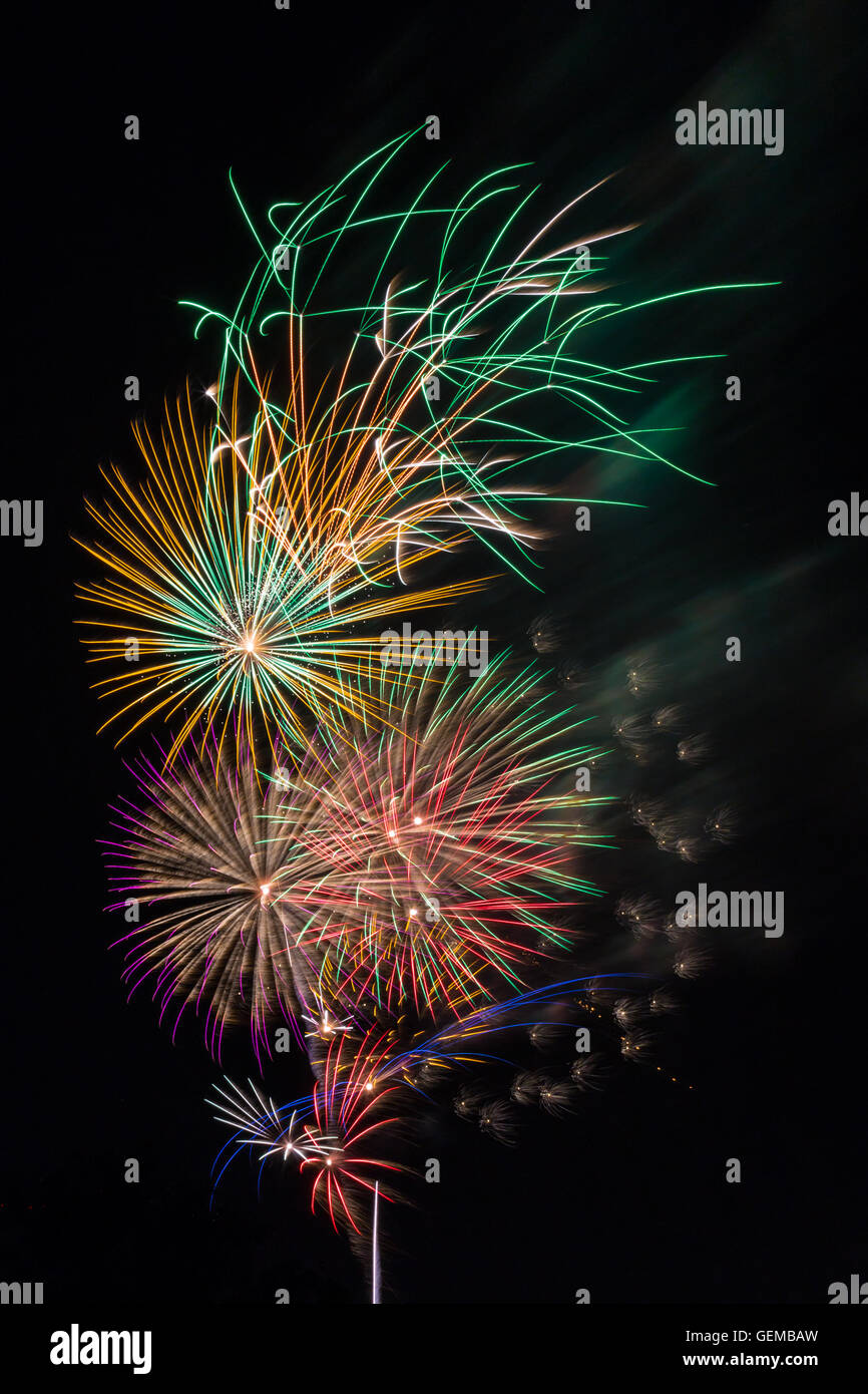 Fourth of July fireworks Stock Photo Alamy