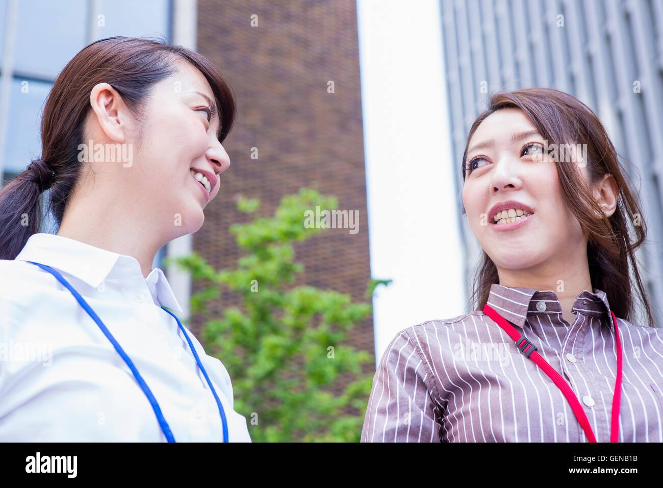 Business women with smiling Stock Photo - Alamy
