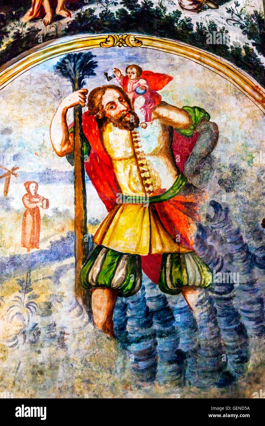 Spanish Explorer Angel Fresco Sanctuary of Jesus Atotonilco Mexico