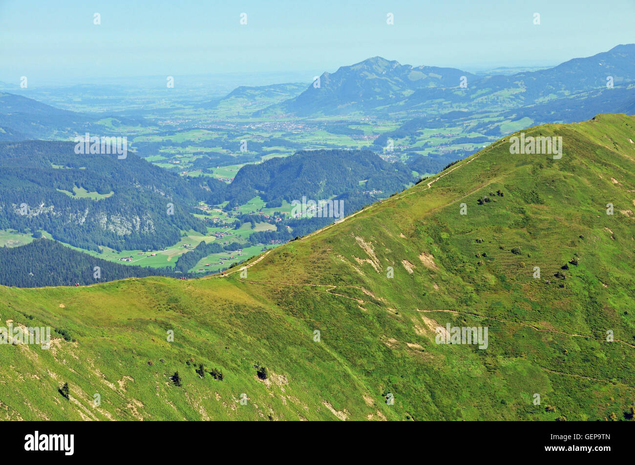 Iller Valley, Bavaria Stock Photo