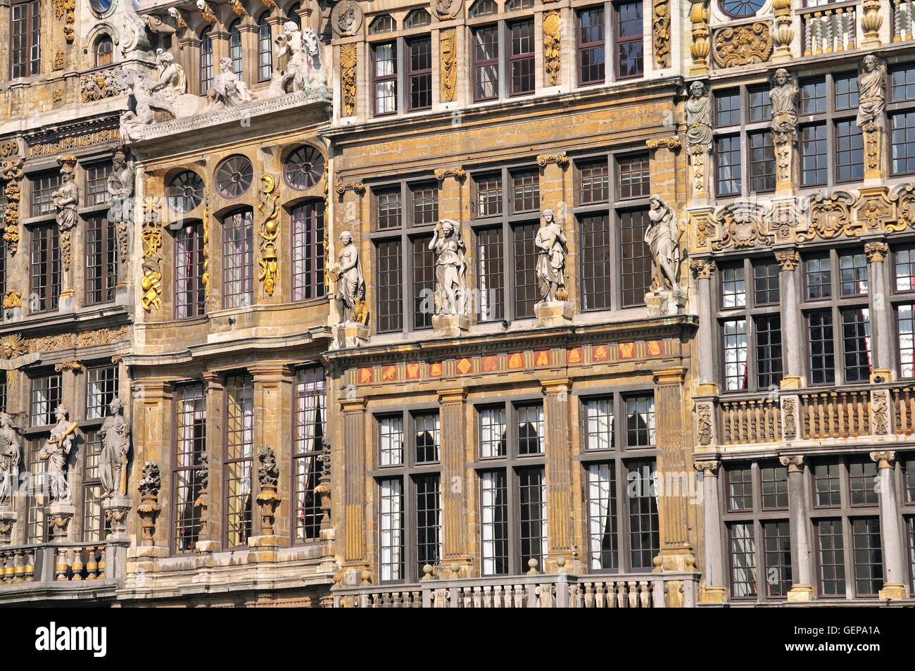 Grote Market, Bruxelles Stock Photo