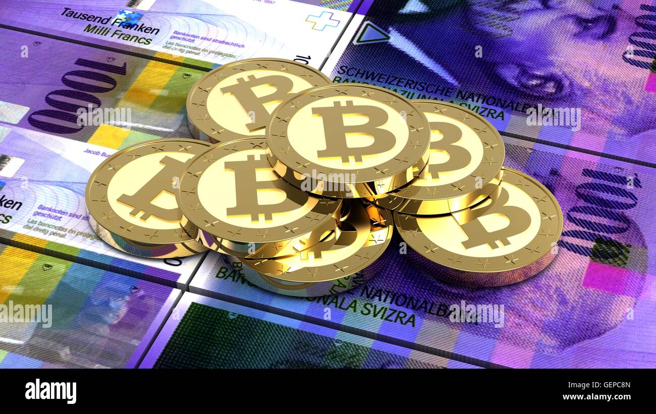 Money of Switzerland. Swiss franc bills. CHF banknotes. 10 francs.  Business, finance, news background. 3d illustration Stock Photo - Alamy