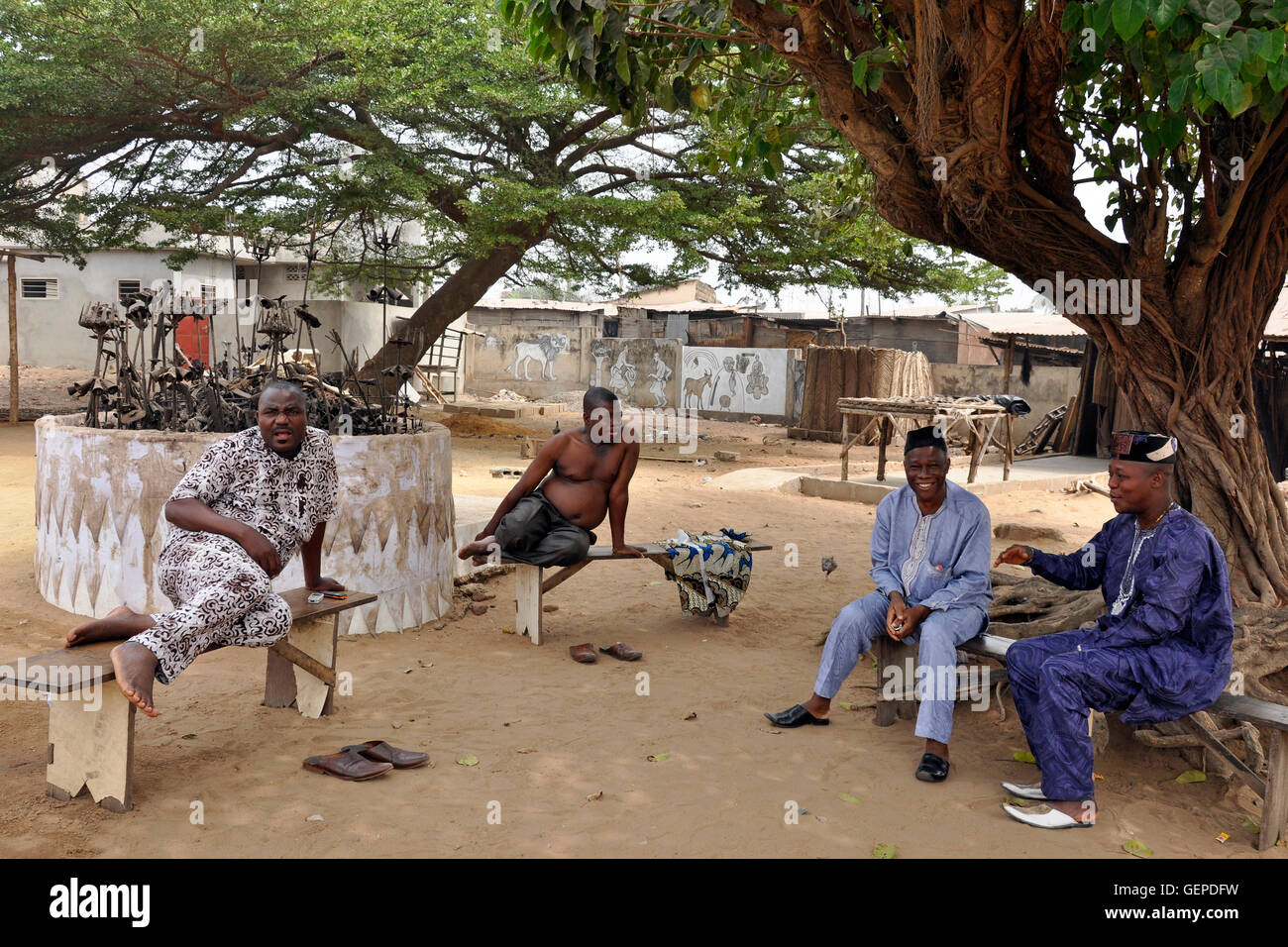 Togo, Lomè, daily life Stock Photo
