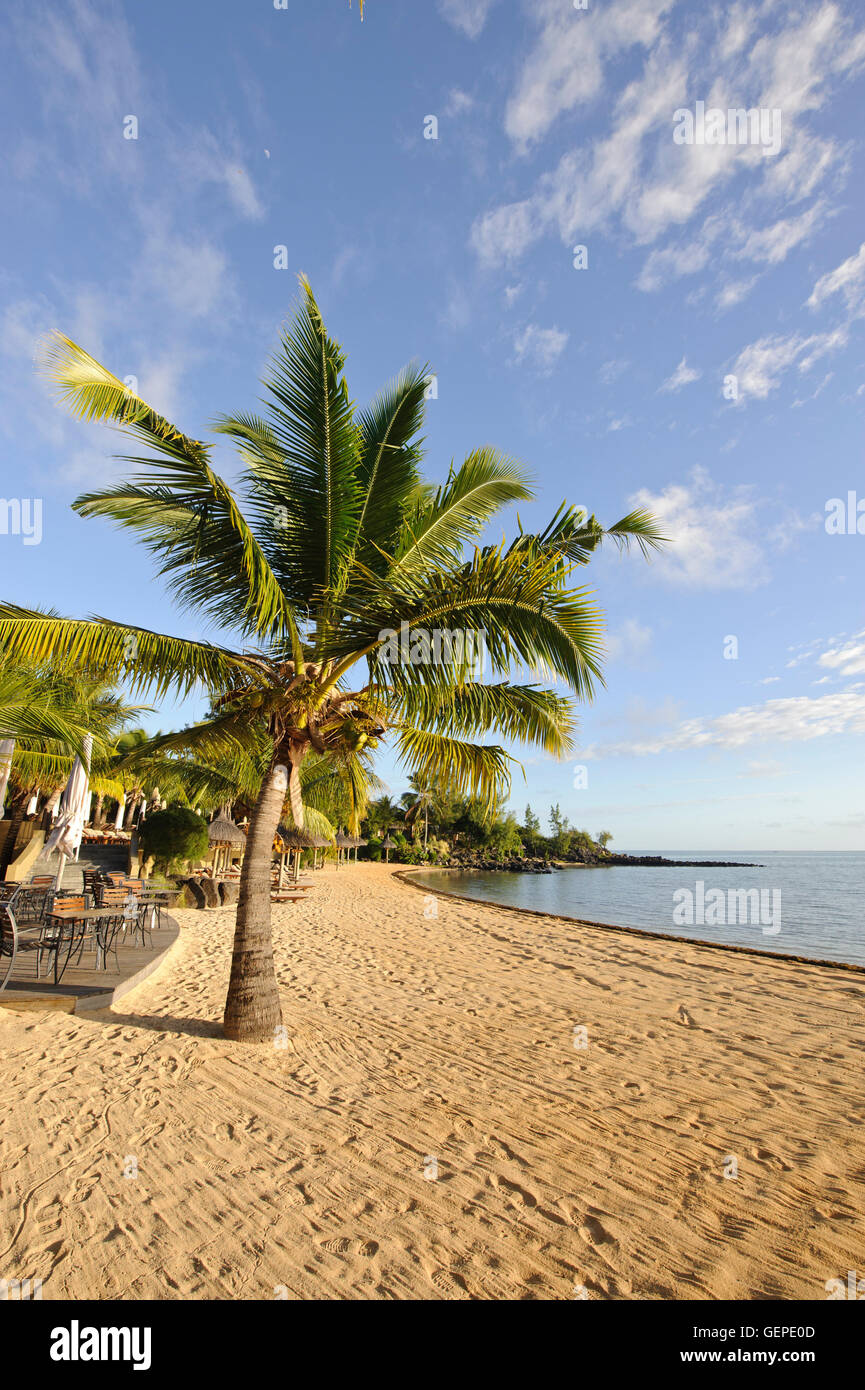 geography / travel, Mauritius, Grand Gaube, Feng Shui Hotel Legends, beach, Stock Photo