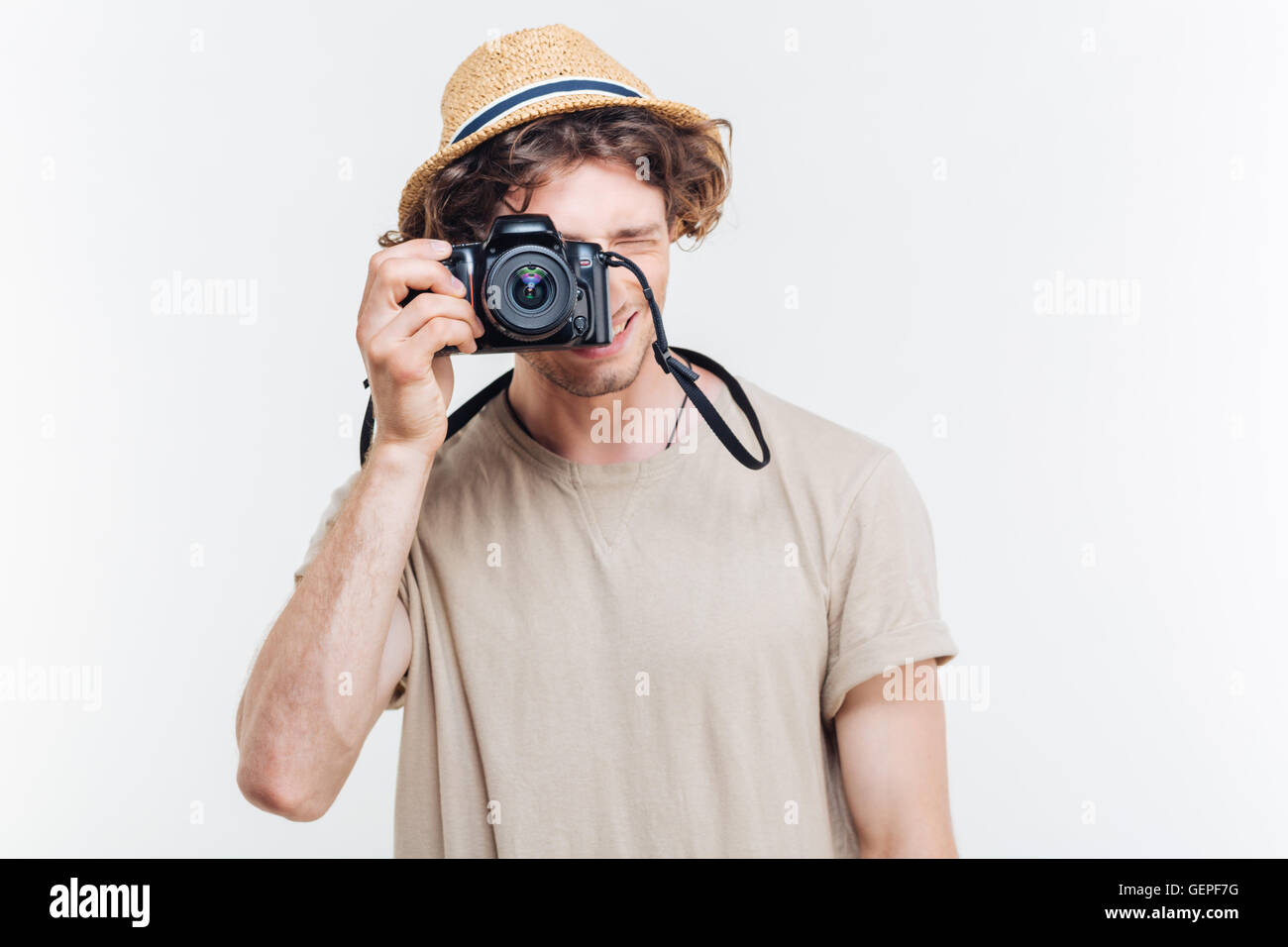 Old man with white hair hi-res stock photography and images - Alamy