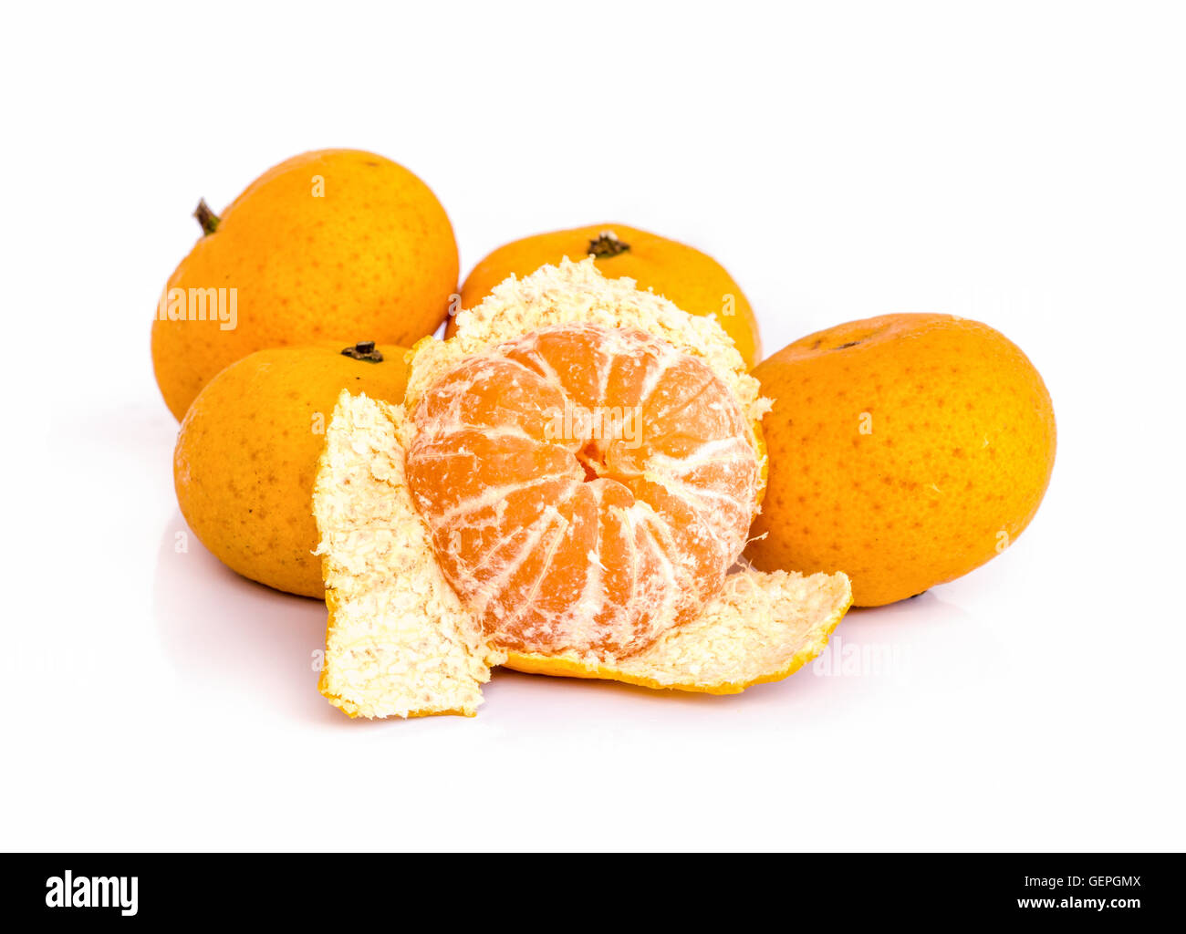 mandarin orange fruit isolated on white background Stock Photo Alamy