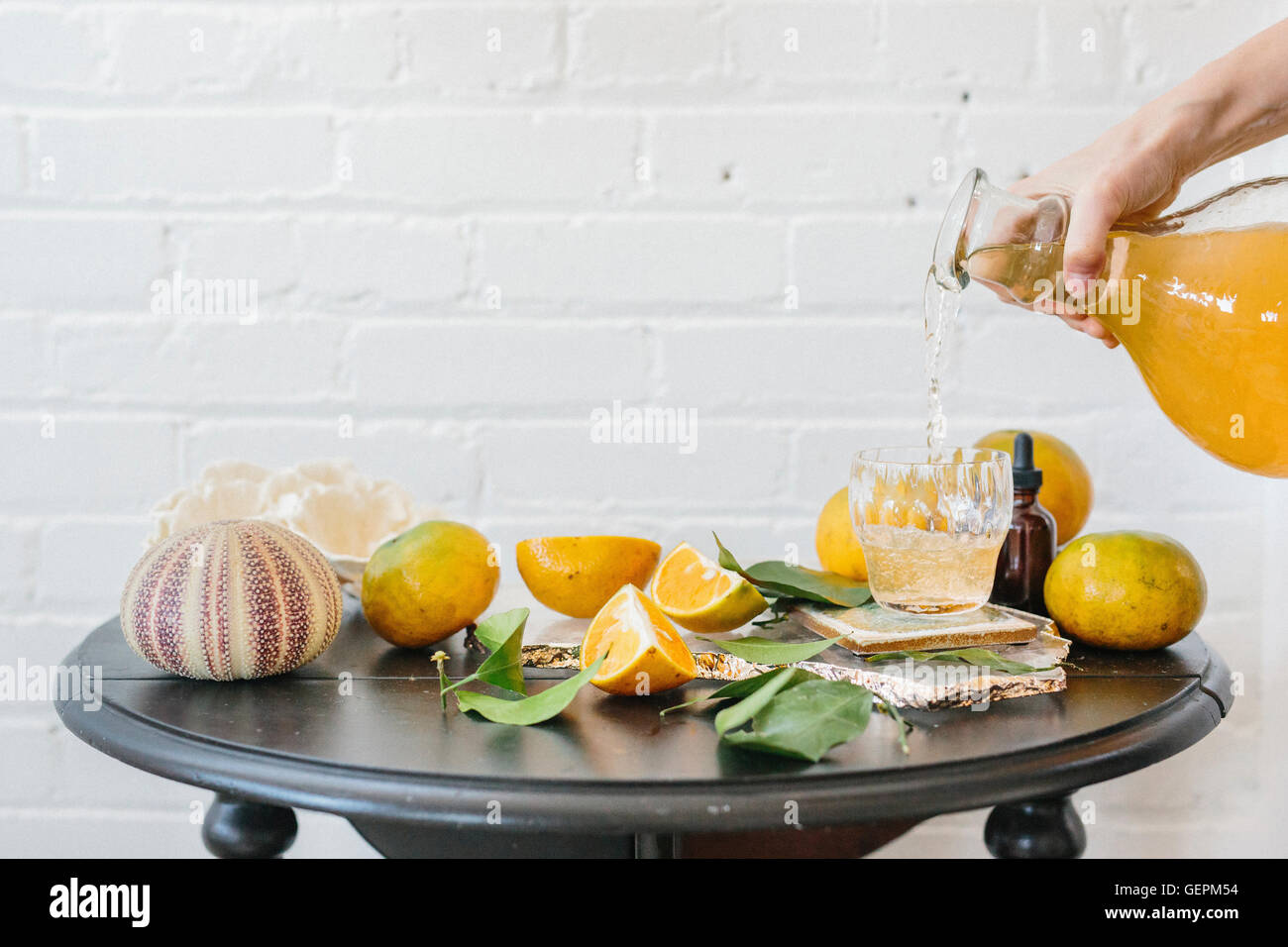 Fresh Orange Juice In Jug Stock Photo, Picture and Royalty Free Image.  Image 36913535.