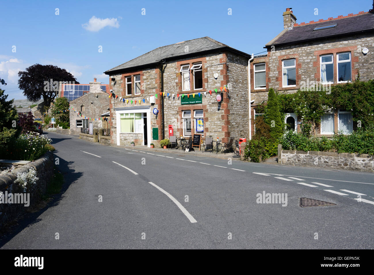 The small village of Austwick in North Yorkshire in the Yorkshire Dales National Park. Stock Photo