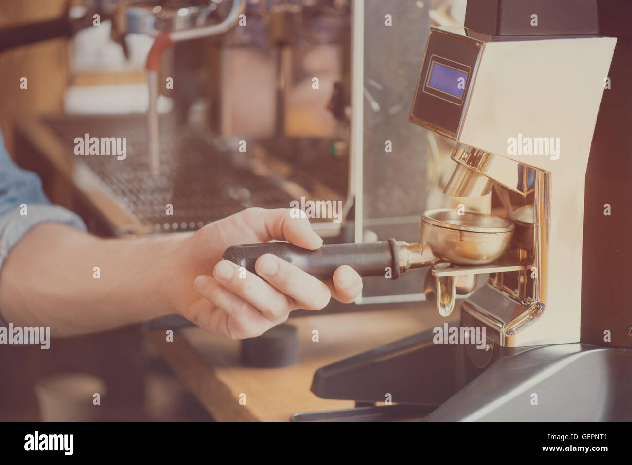 Process of coffee making Stock Photo - Alamy