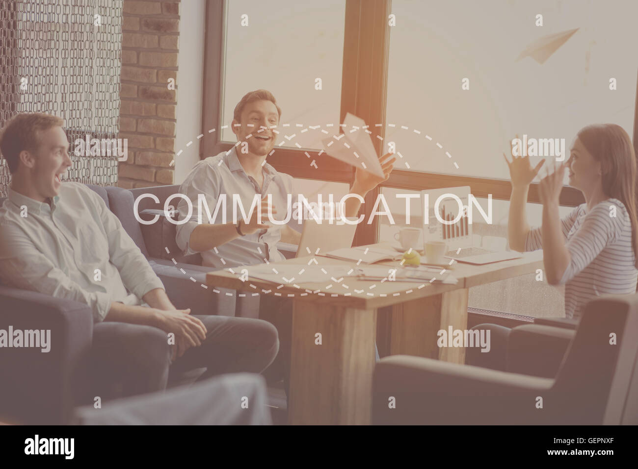 Modern communication concept Stock Photo