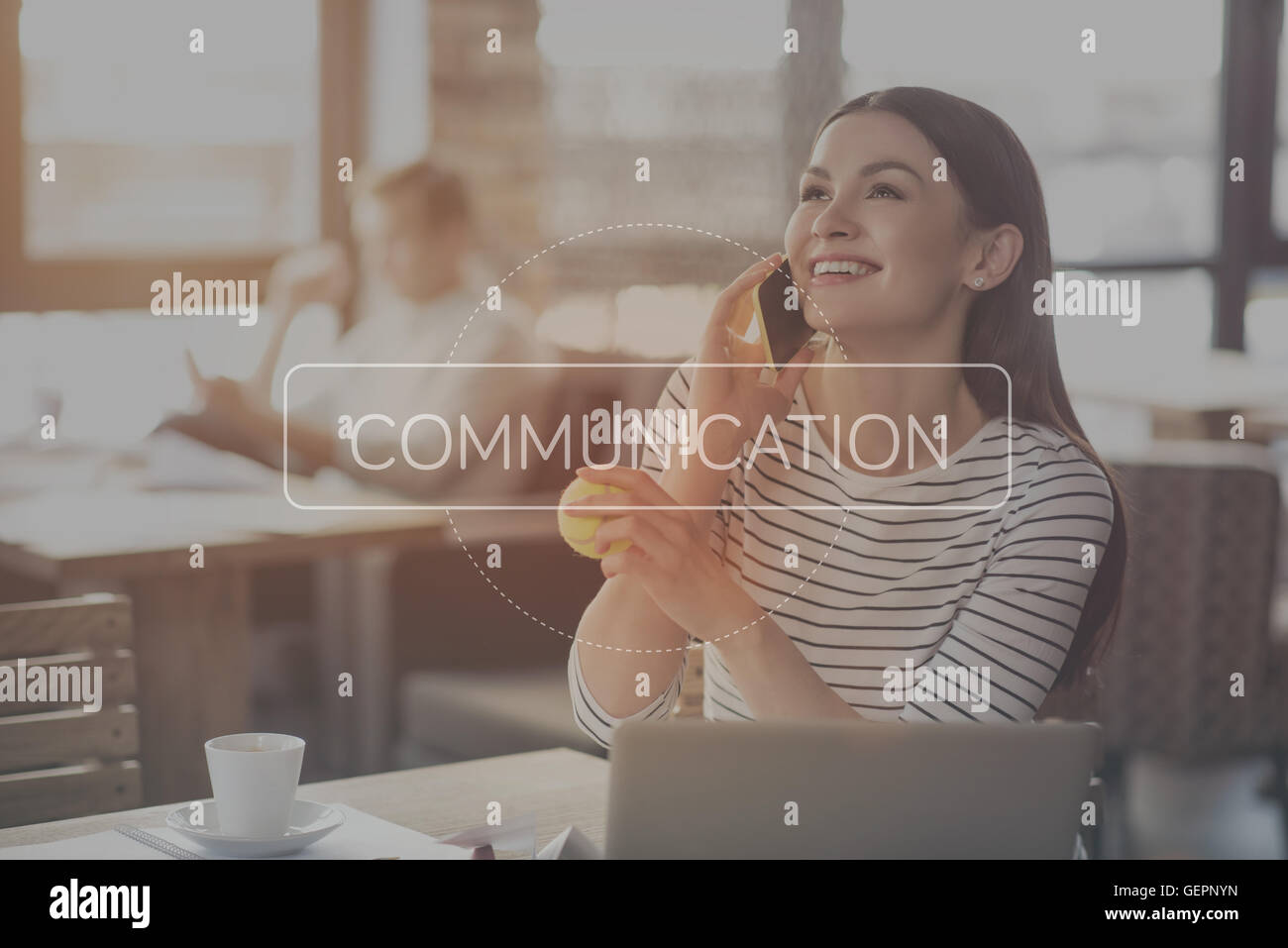 Modern communication concept Stock Photo
