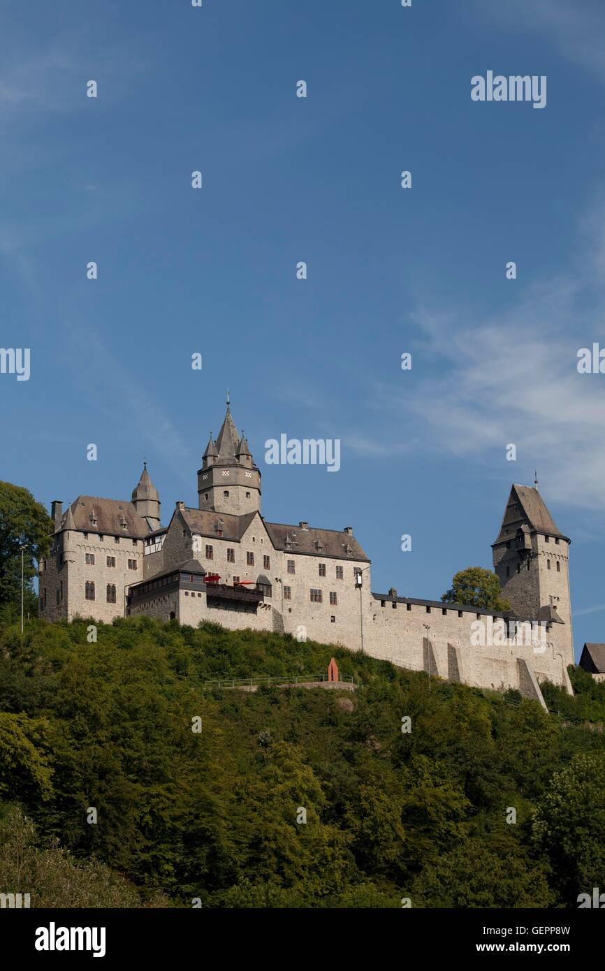 geography / travel, Germany, North Rhine-Westphalia, Sauerland, Margraviate of Brandenburg, Lennetal, Altena, Altena Castle, Stock Photo