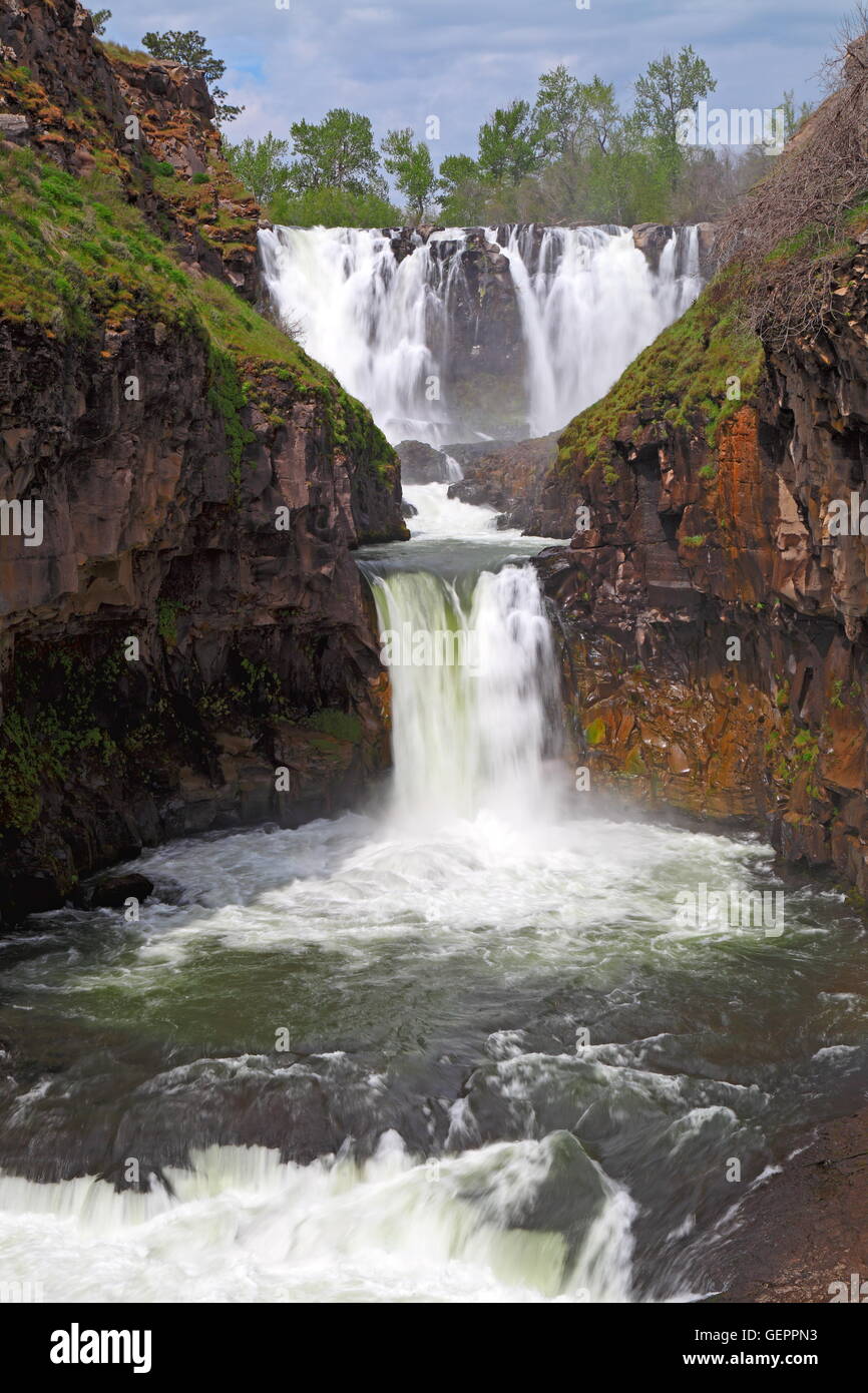 geography / travel, USA, Oregon, White River Falls, Tygh Valley Stock