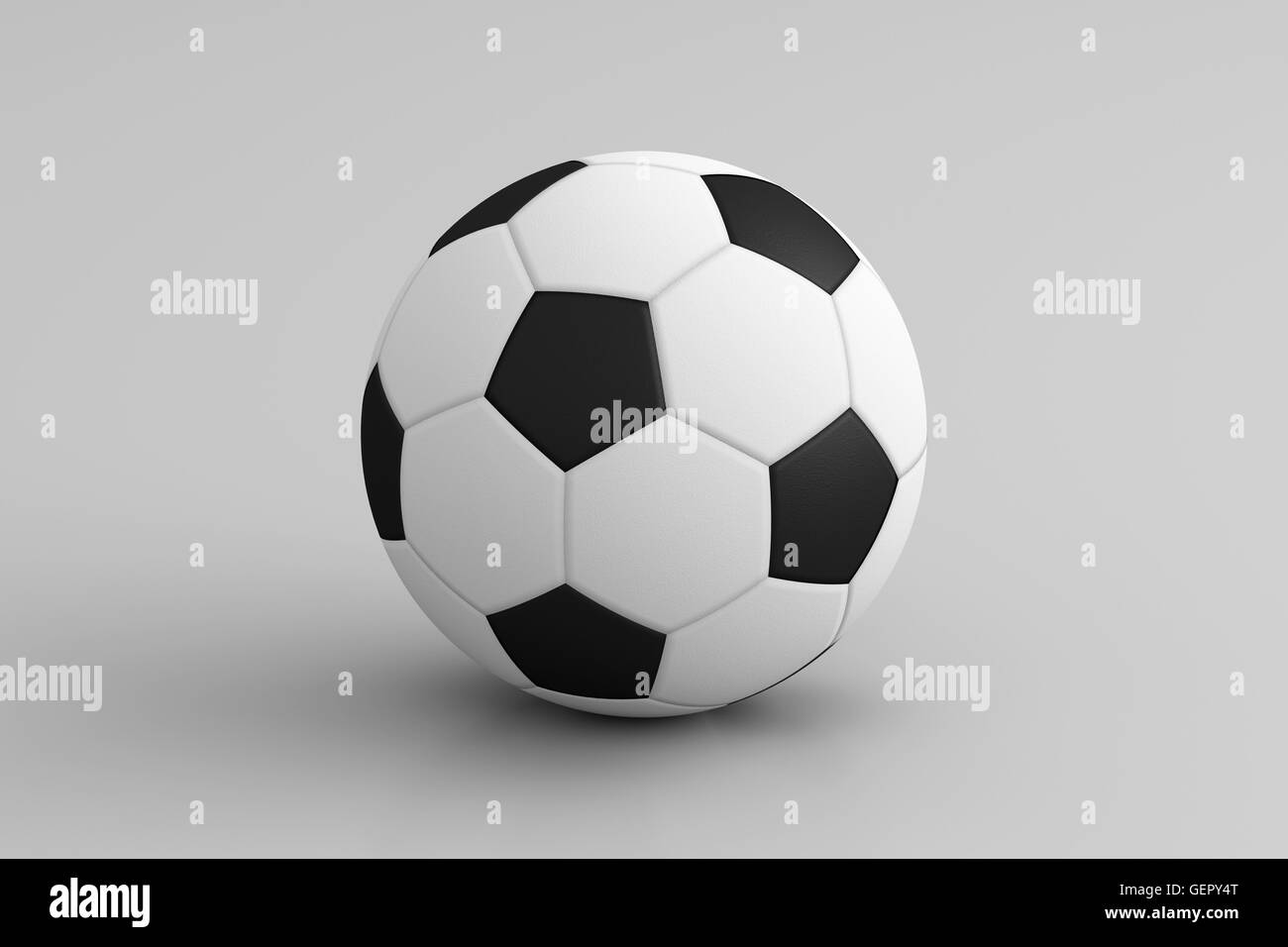 3D rendering of soccer ball isolated on white background Stock Photo ...
