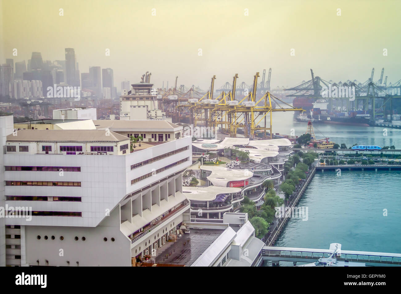 Singapore skyline 2013 hi-res stock photography and images - Alamy