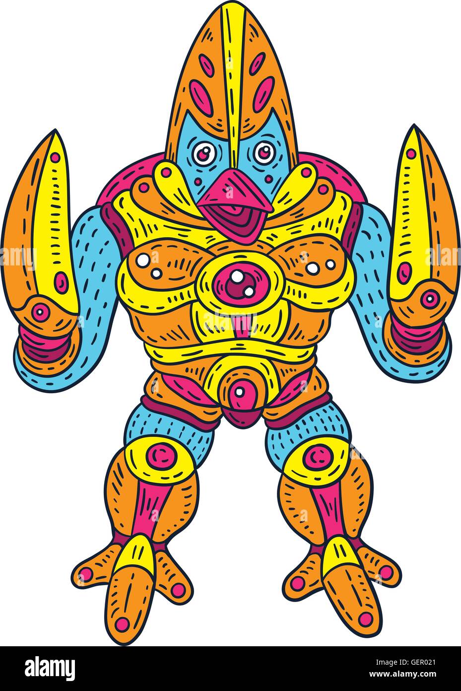 Cute Monster Stock Vector