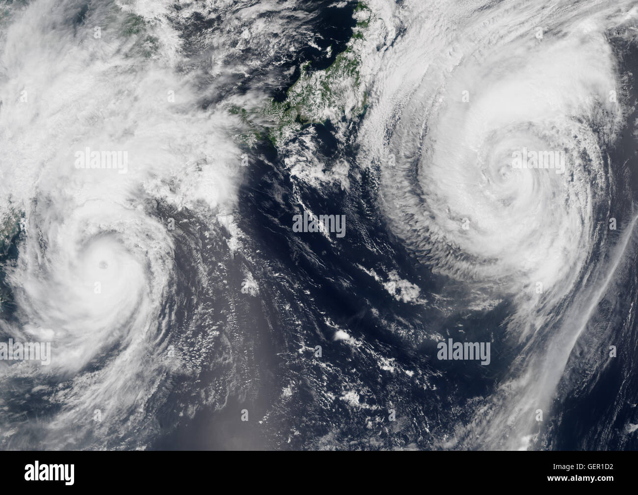 Typhoon atsani hi-res stock photography and images - Alamy