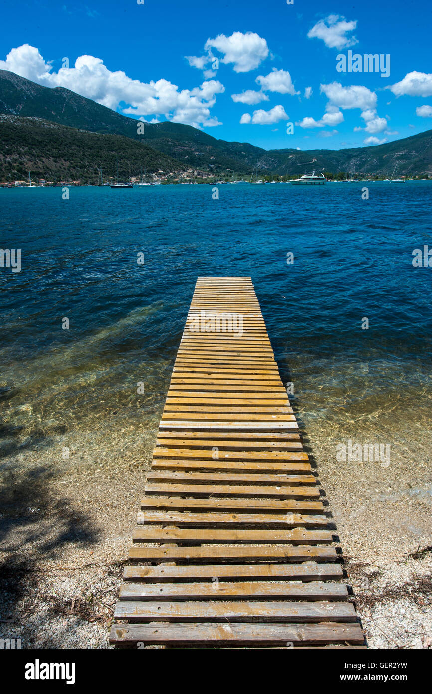 A jetty reaches out into the sea Stock Photo Alamy