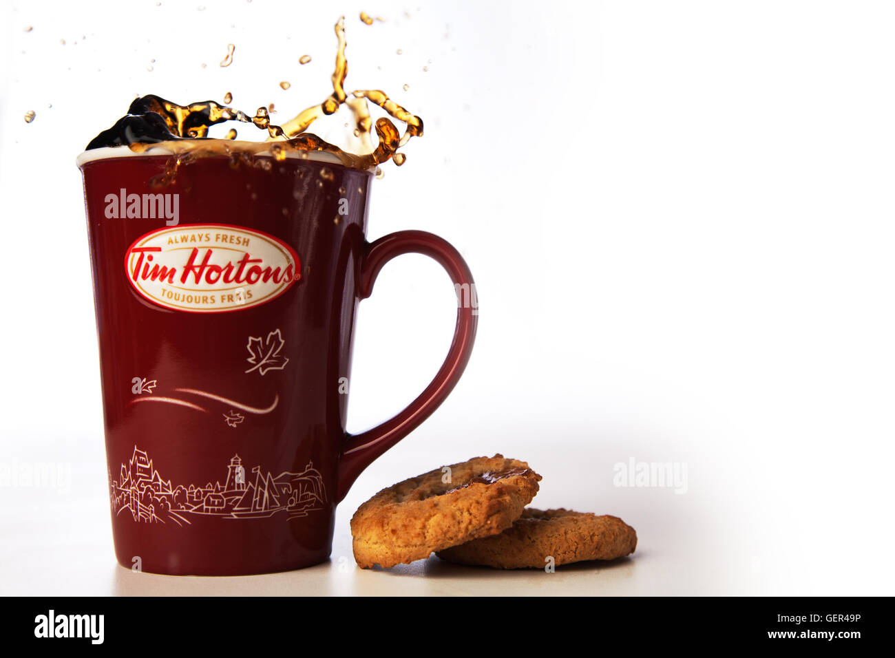 Tim Hortons Coffee Stock Photo Alamy