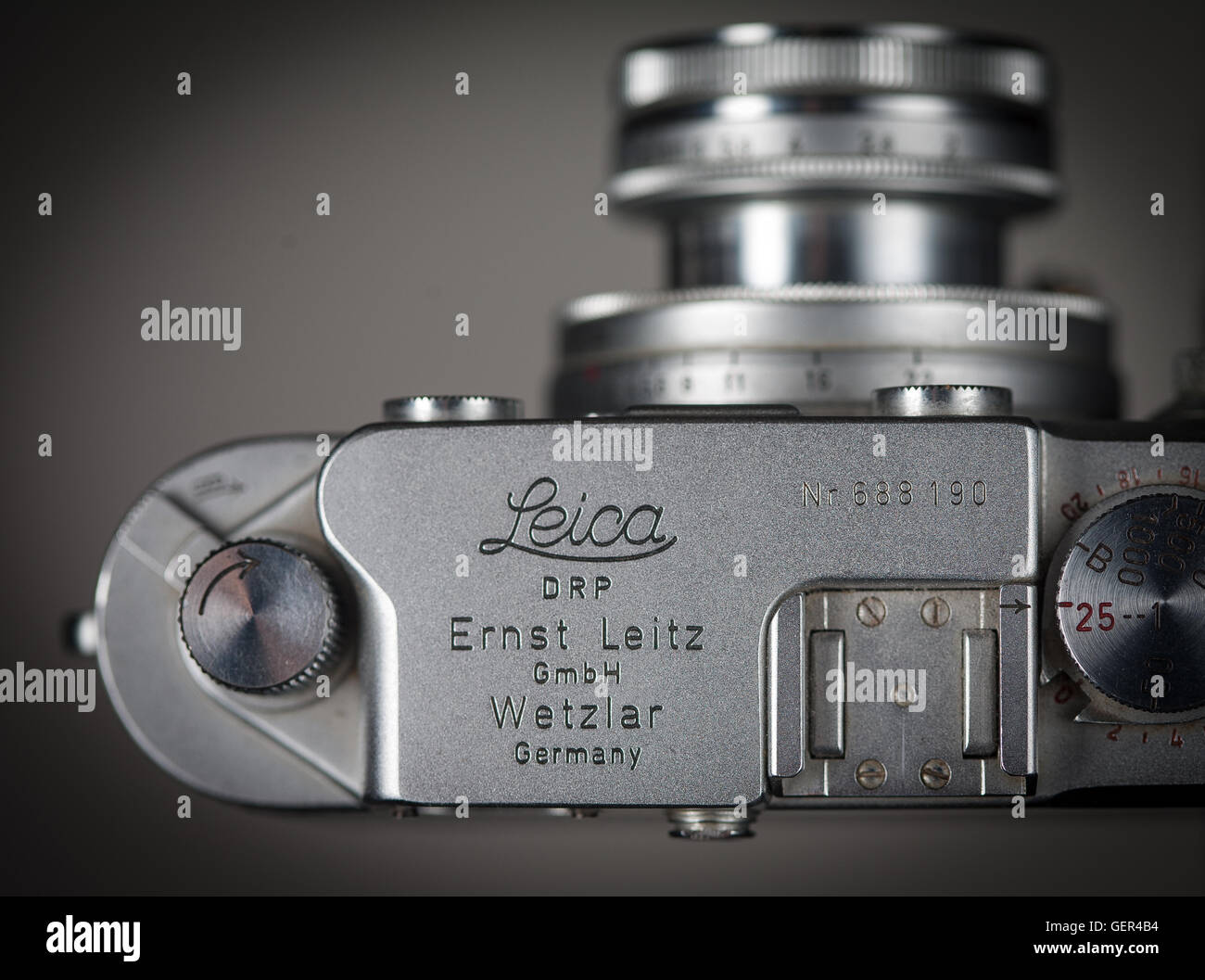 1952 Leica Camera Stock Photo