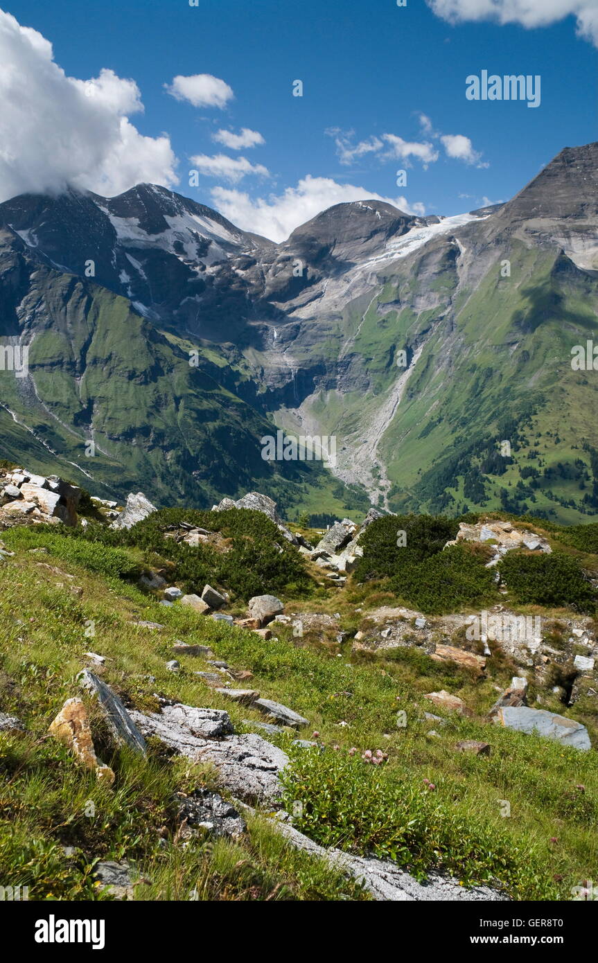 geography / travel, Austria, Salzburg, Kaefertal, Breitkopf, Hohe Dock, Glockner Mountain range, national park "Hohe Tauern", Salzburg County, Stock Photo