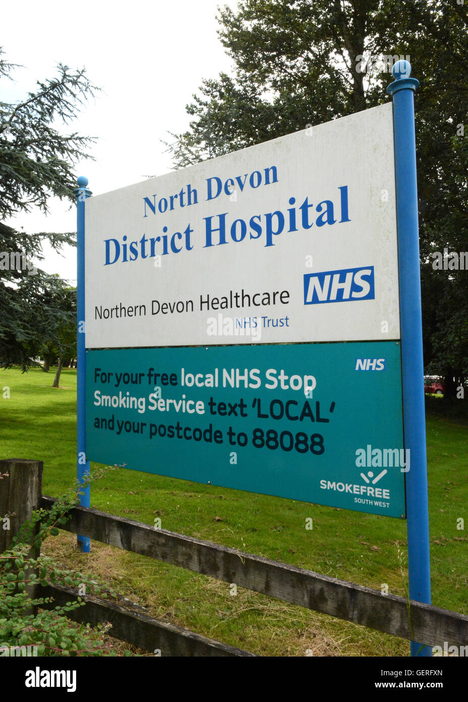 North Devon District Hospital Raleigh Park Barnstaple Devon Stock Photo