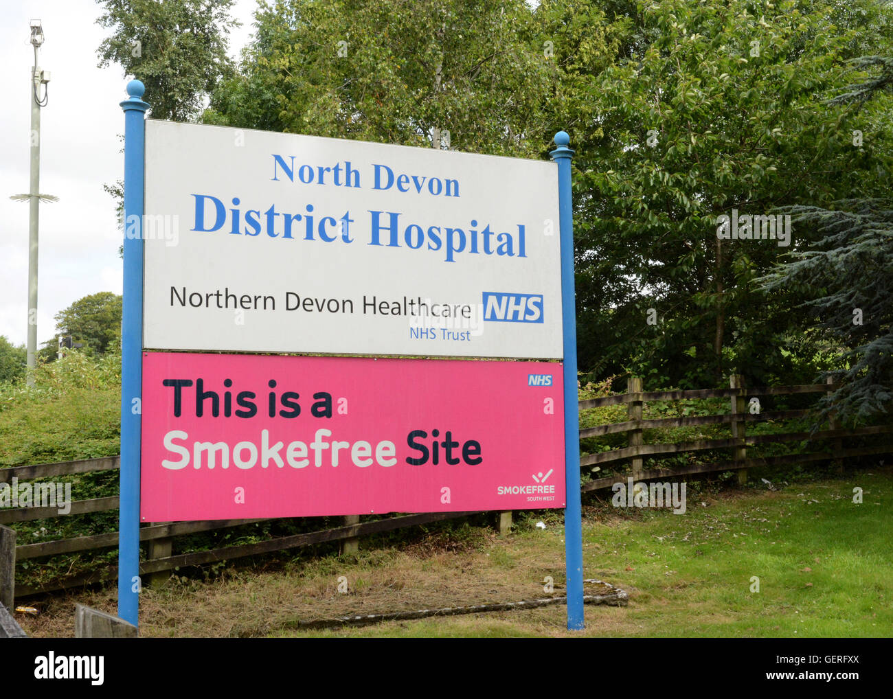 North Devon District Hospital Raleigh Park Barnstaple Devon Stock Photo