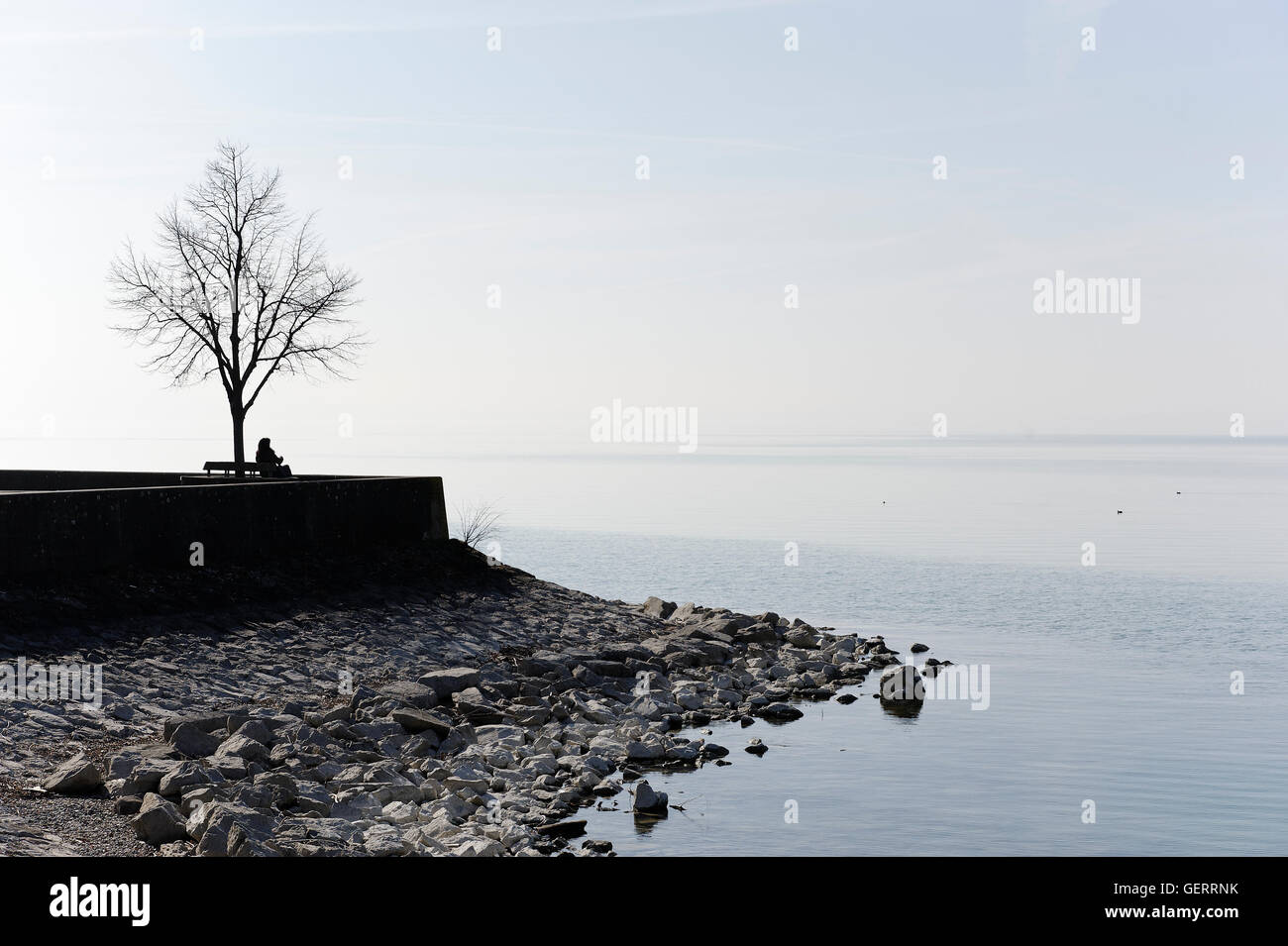 geography / travel, Germany, Germany, Bavaria, Lindau on the Lake Constance, shoreland, Stock Photo