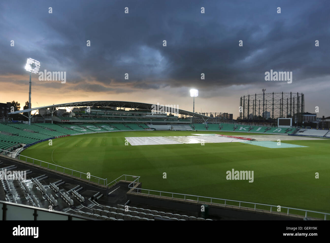 The Oval cricket ground Stock Photo Alamy