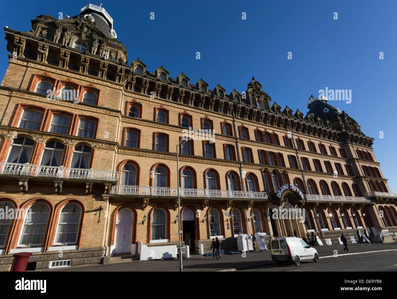 The Grand Hotel in Scarborough. Stock Photo