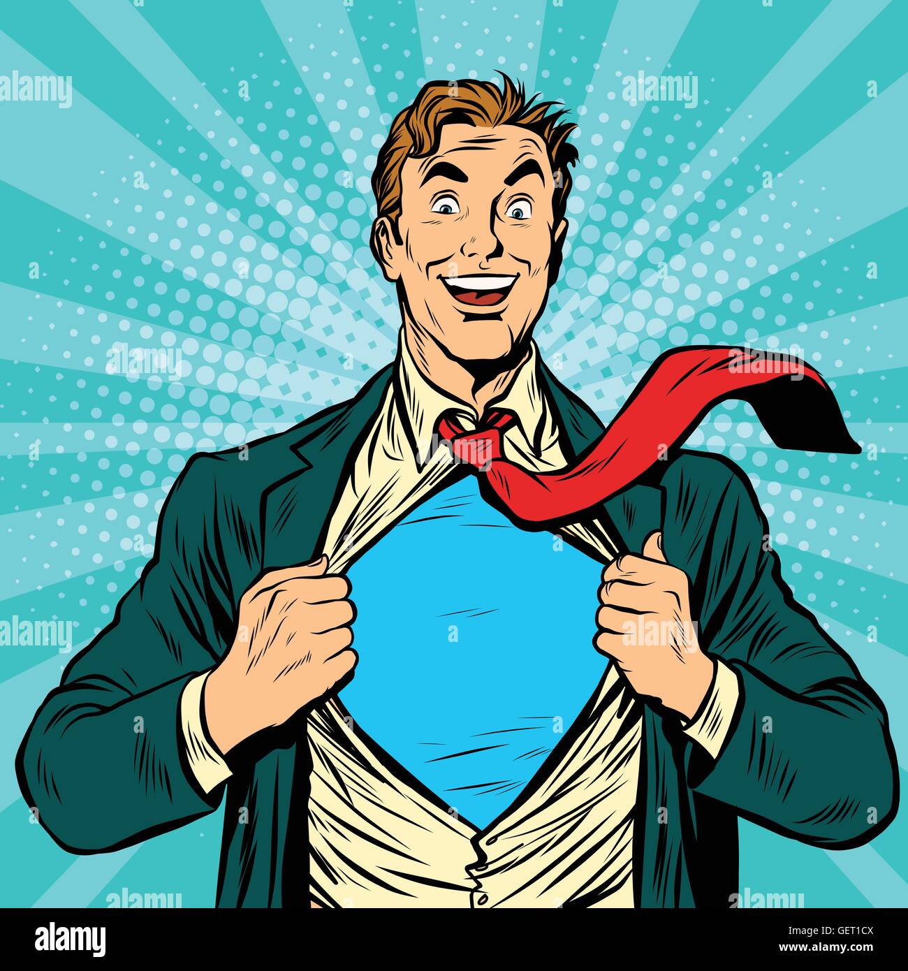 Super Hero Male Businessman Stock Vector Image And Art Alamy