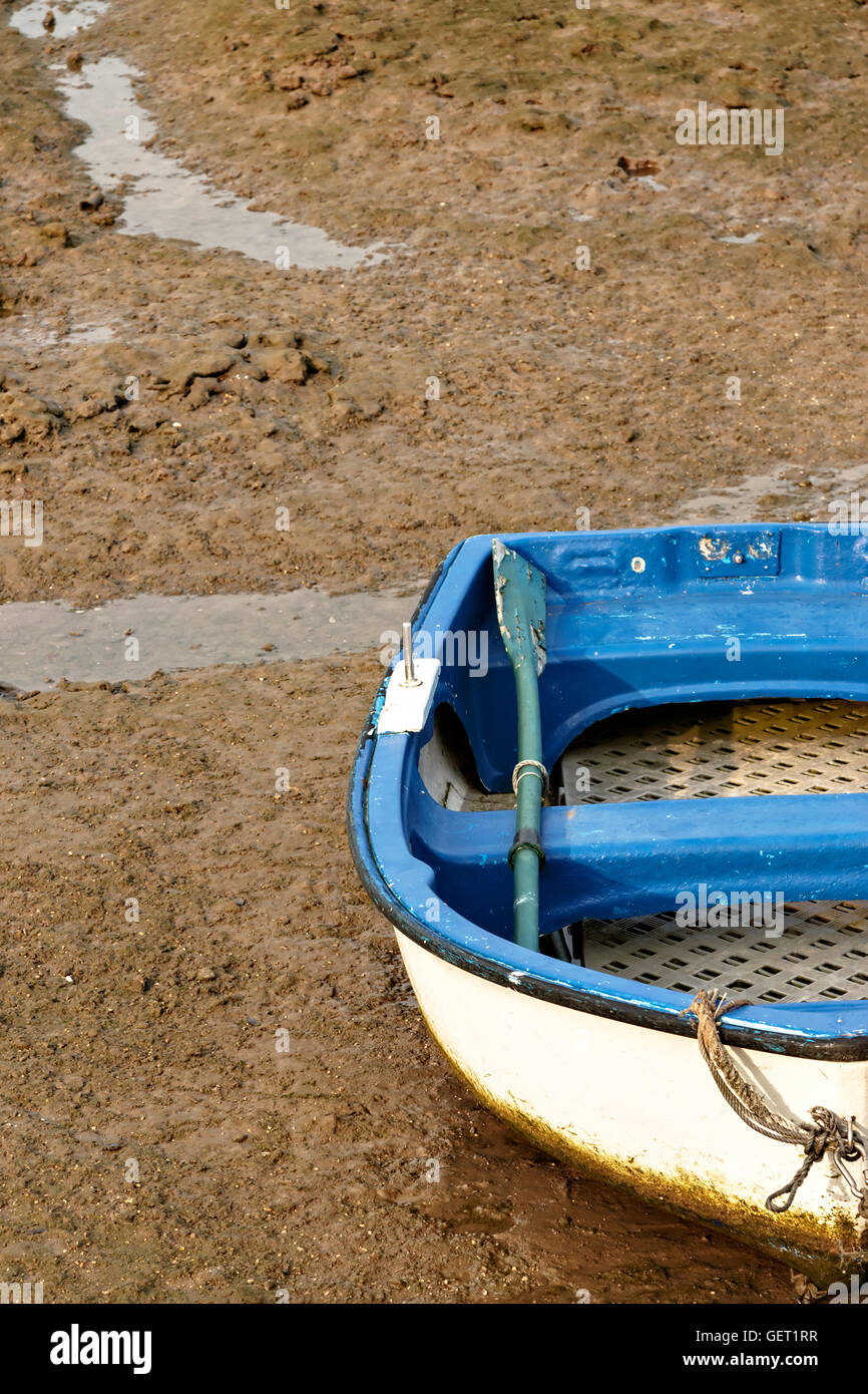 Lonely old wooden boat rowing hi-res stock photography and images - Alamy