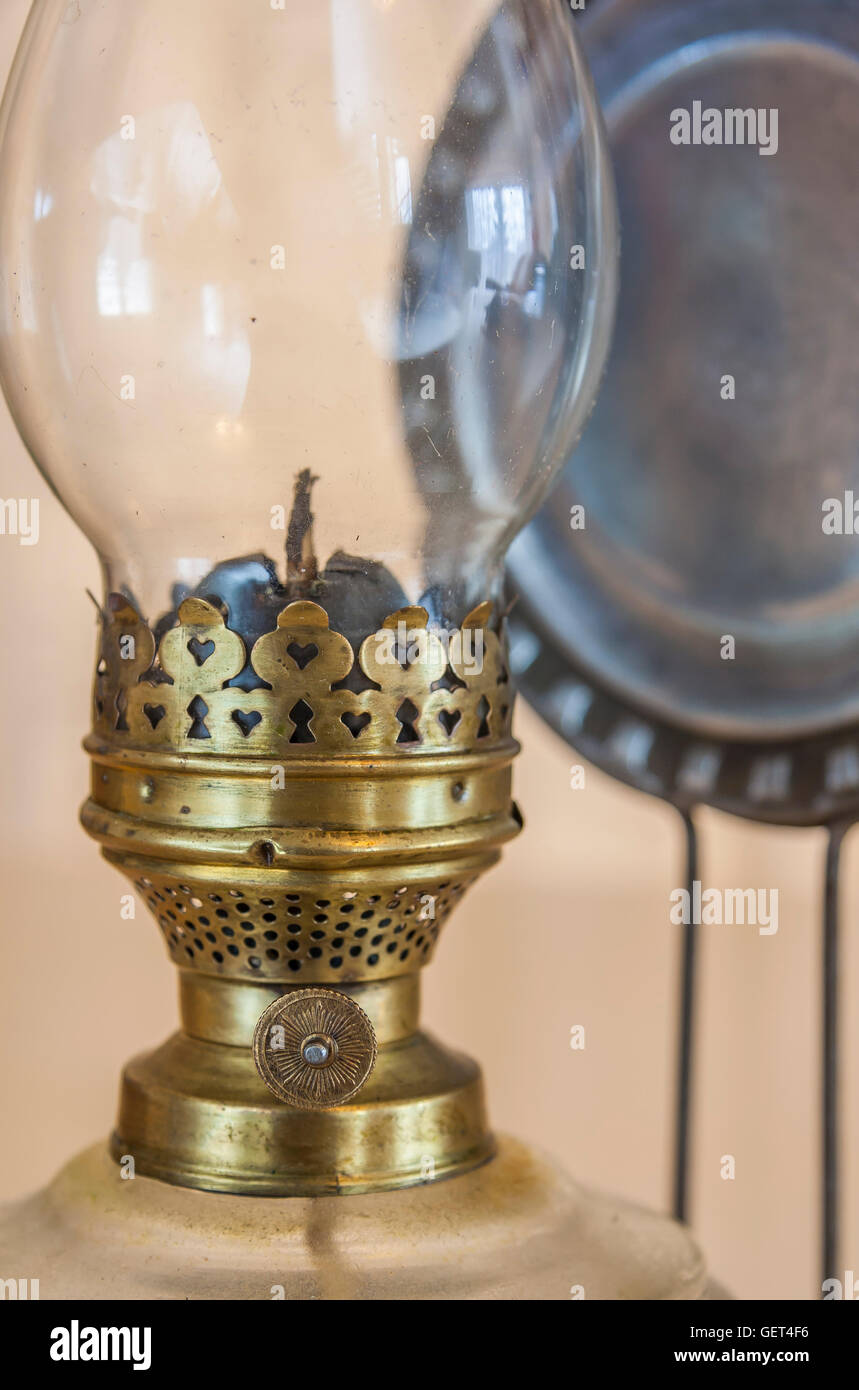 Vintage kerosene lamp Stock Photo Alamy