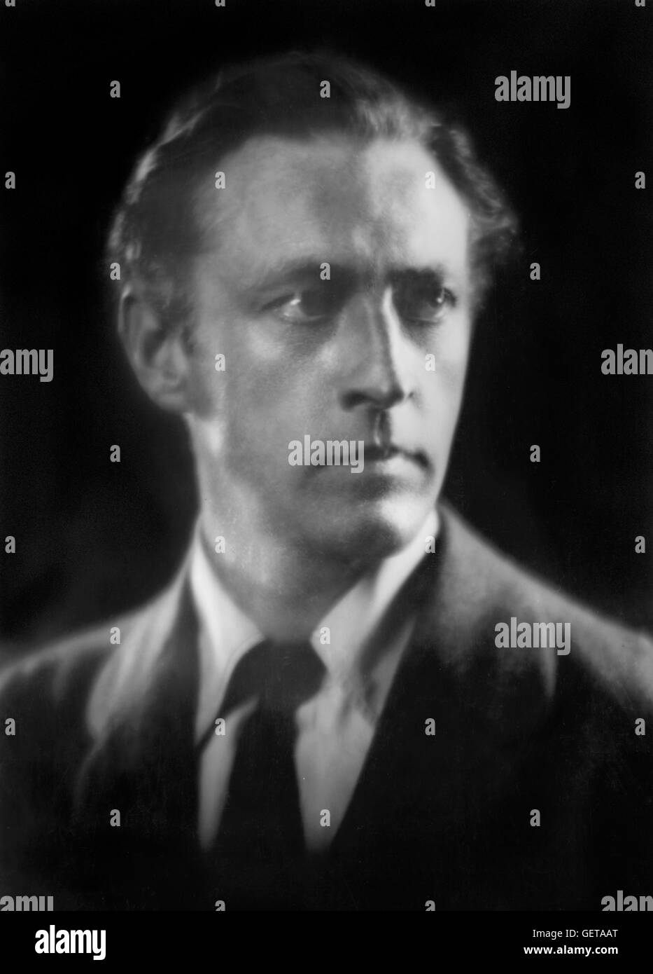 John Barrymore. Portrait of the American actor John Barrymore (born John Sidney Blyth; 1882-1942), by Arnold Genthe, 1922. Stock Photo