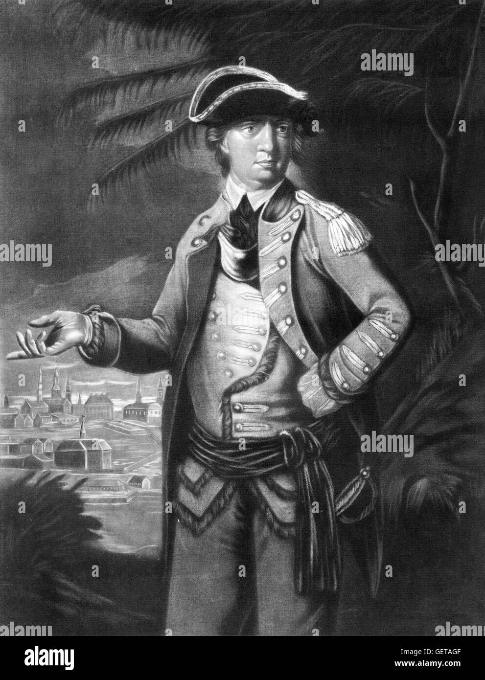 Benedict Arnold (1741-1801) Portrait. Stock Photo