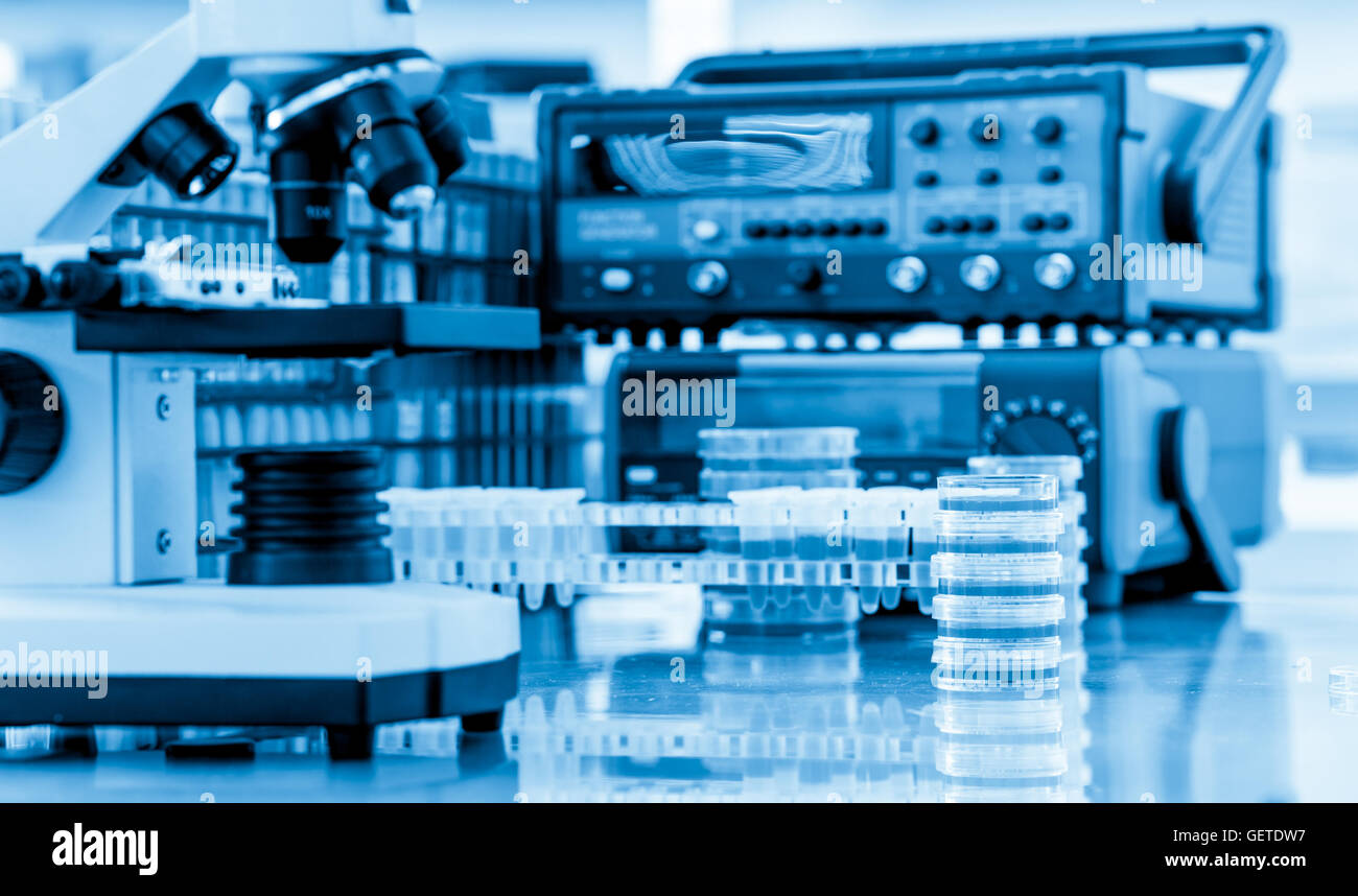 Physical chemistry laboratory equipment hires stock photography and