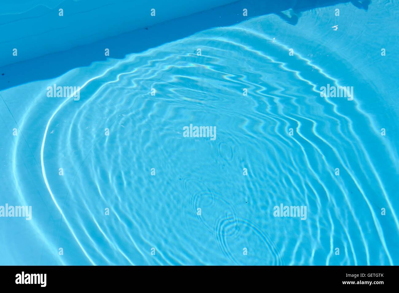 Ripples on surface of swimming pool Stock Photo Alamy