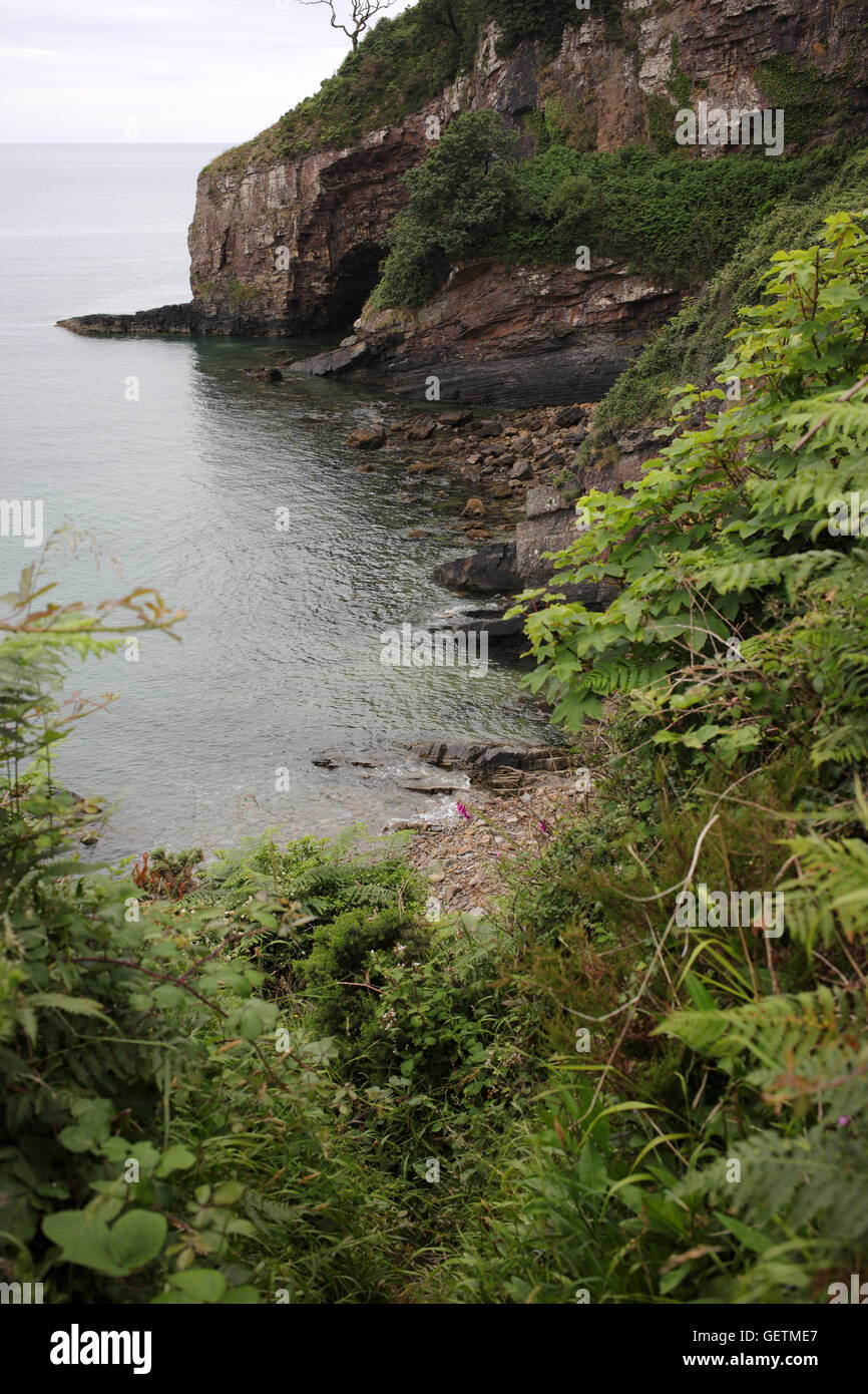 Pembrokeshire Coast Path National Trail from Tenby to Saundersfoot