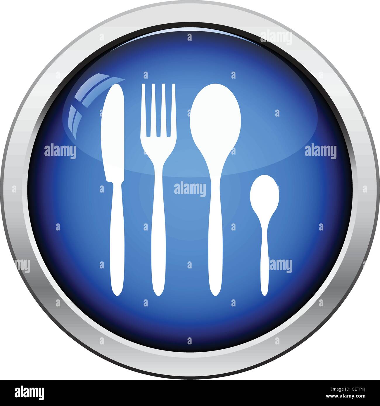 Stainless steel glossy spoon hi-res stock photography and images - Alamy