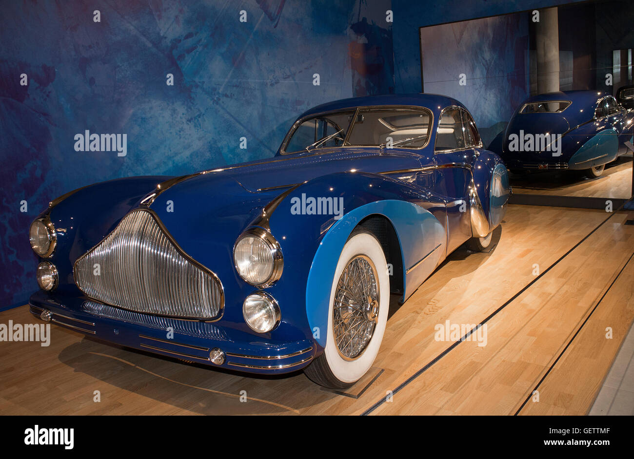 1948 Talbot Lago T26 Grand Sport coupe at the Louwman Museum, The Hague, Netherlands Stock Photo