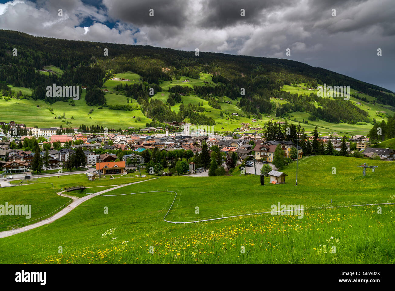 San Candido - Innichen, Alto Adige - South Tyrol, Italy Stock Photo