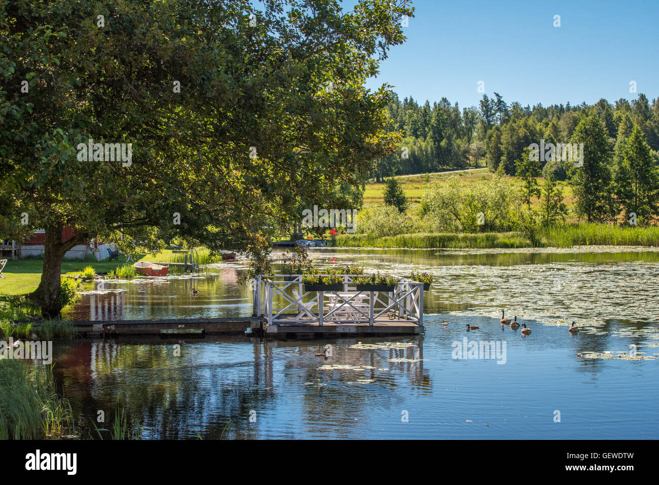 Summer in Sweden Stock Photo