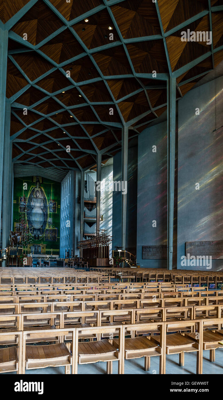 Interior of Coventry Cathedral Stock Photo - Alamy