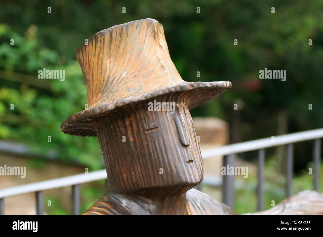 Tolon's sculpture from Rose Garden, Florence, Italy Stock Photo