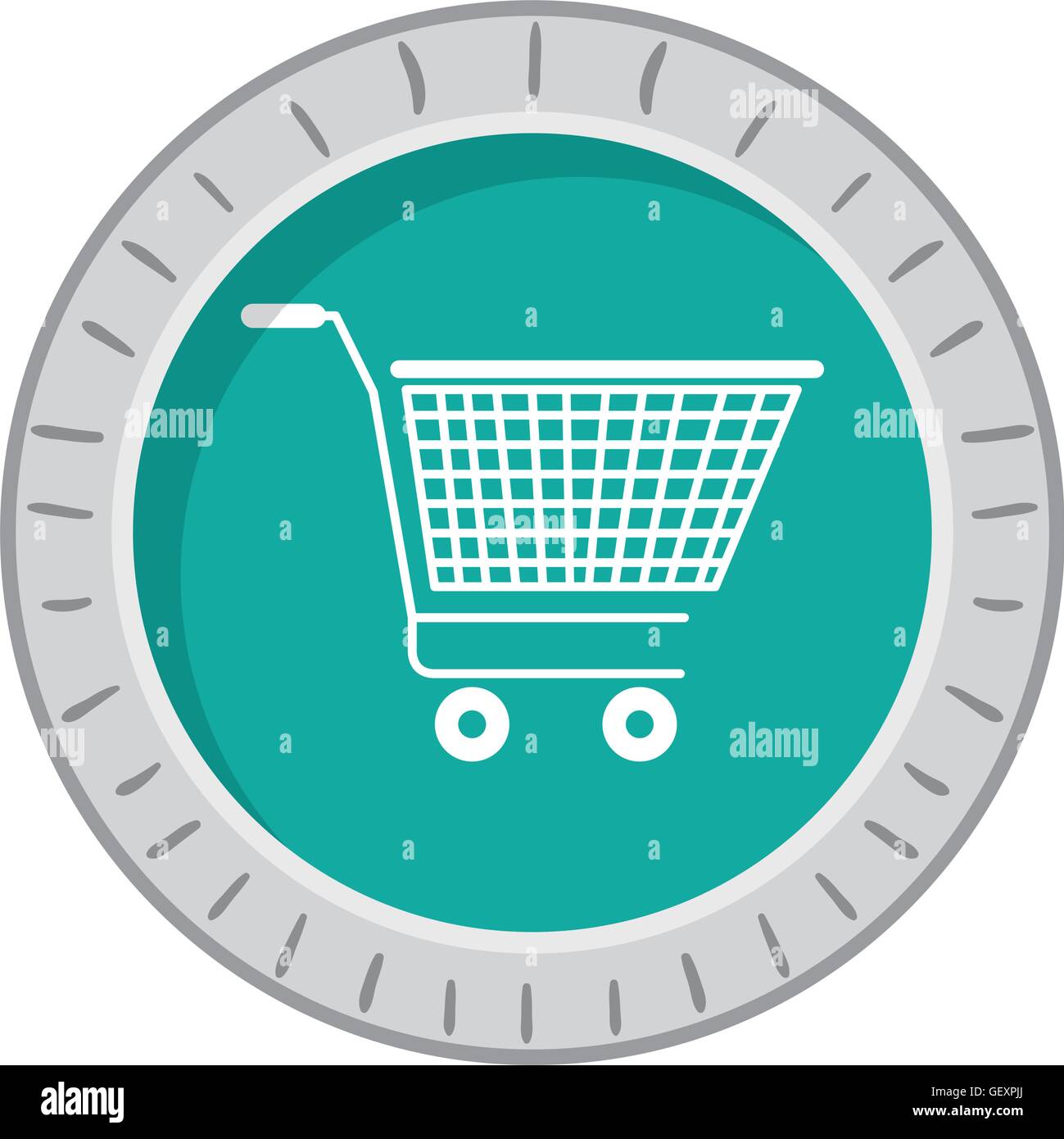 shopping cart isolated icon design Stock Vector Image & Art - Alamy
