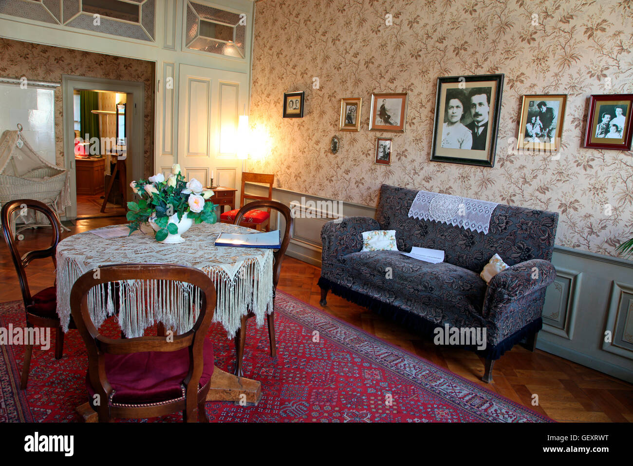 Einstein Haus which is the apartment where Einstein lived from 1903 until 1905 in Bern Stock