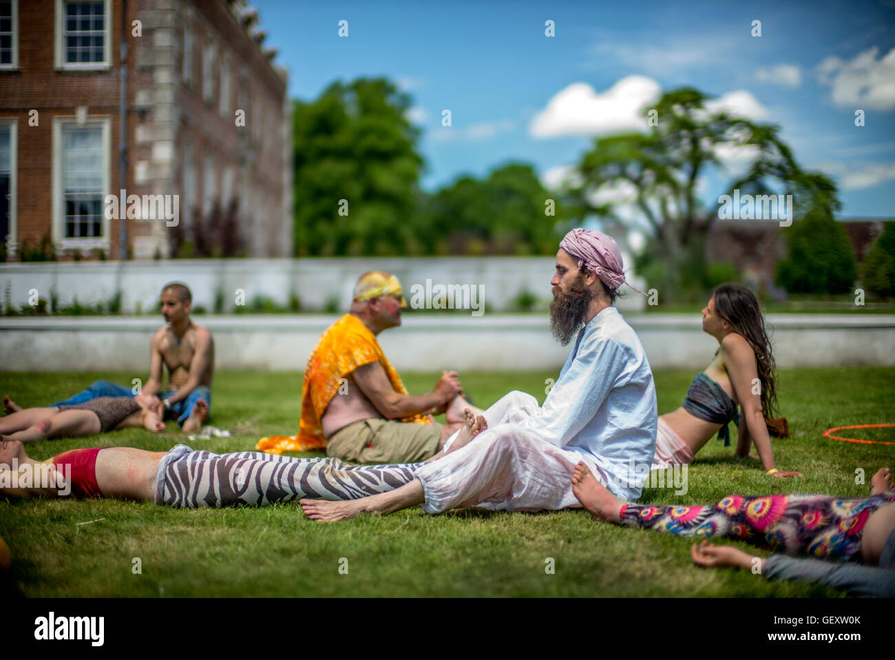 Festival massage hi-res stock photography and images - Alamy